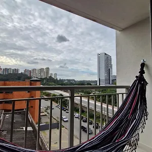 Apartamento Por Do Sol Desde Uma Rede Na Varanda Da Zona Sul, São Paulo